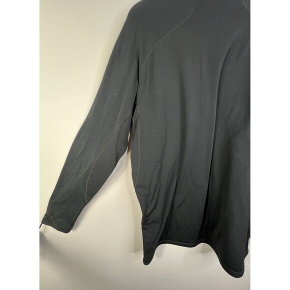 Patagonia Capilene Polartec Base Layer 1/4 Zip Men's Pullover XL Black Pocket - Picture 5 of 10